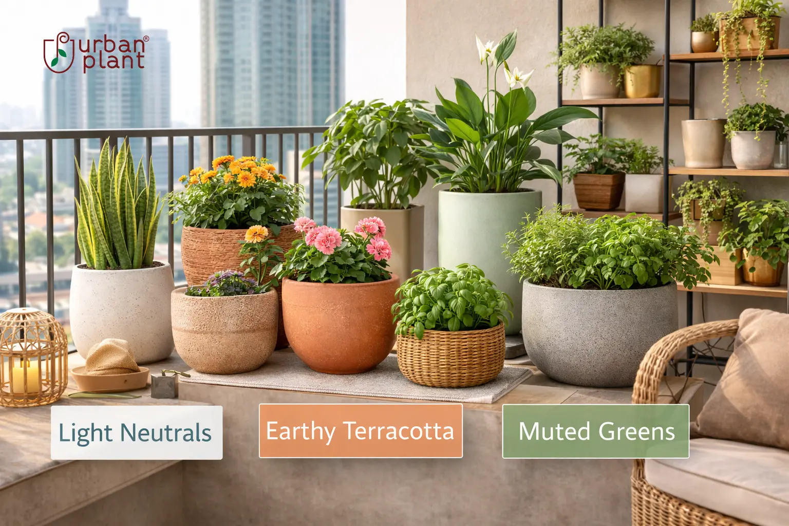 How To Choose The Perfect Planter Color For Indian Apartments & Balconies